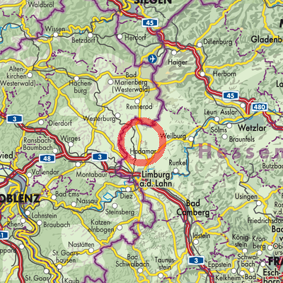 Landkarte Hangenmeilingen