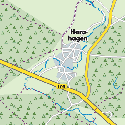 Übersichtsplan Hanshagen