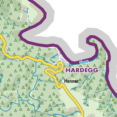 Übersichtsplan Hardegg