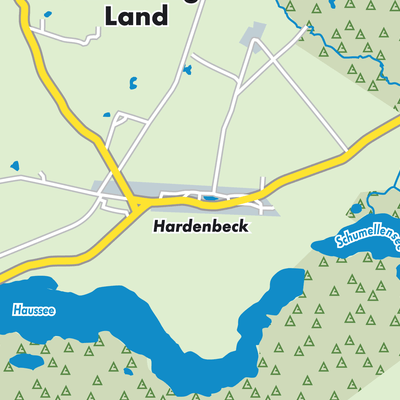 Übersichtsplan Hardenbeck