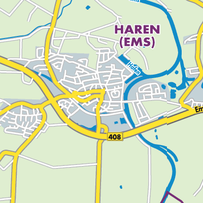 Übersichtsplan Haren (Ems)