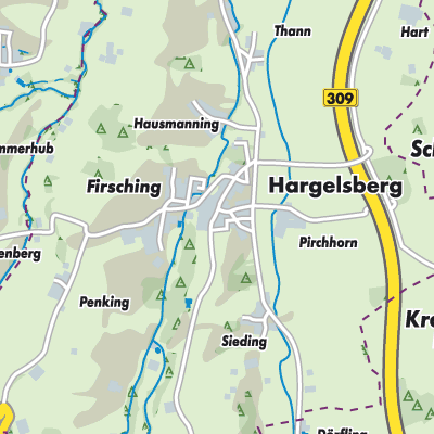 Übersichtsplan Hargelsberg