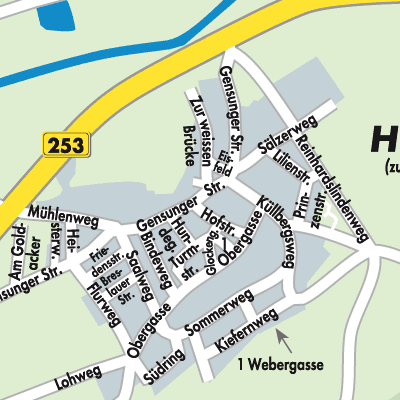 Stadtplan Harle