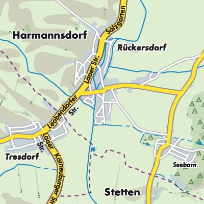 Übersichtsplan Harmannsdorf