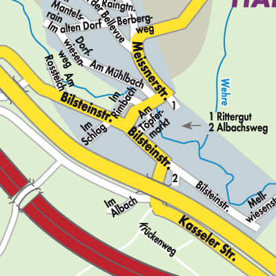 Stadtplan Harmuthsachsen