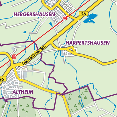 Übersichtsplan Harpertshausen