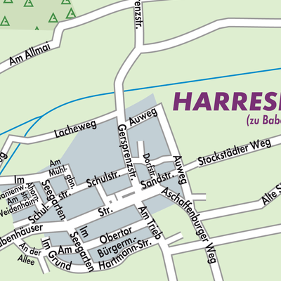 Stadtplan Harreshausen