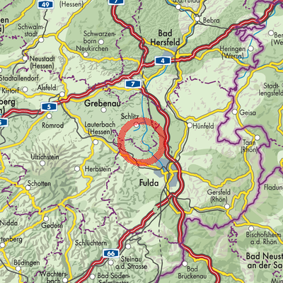 Landkarte Hartershausen