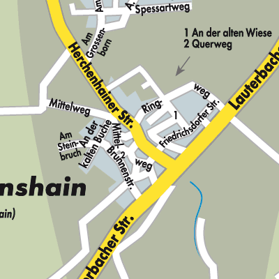 Stadtplan Hartmannshain