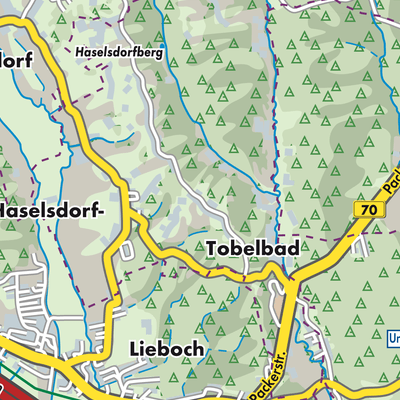 Übersichtsplan Haselsdorf-Tobelbad