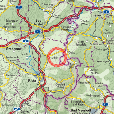 Landkarte Haselstein