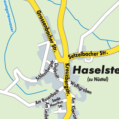 Stadtplan Haselstein
