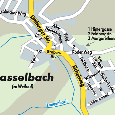 Stadtplan Hasselbach