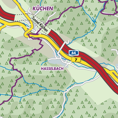 Übersichtsplan Hasselbach