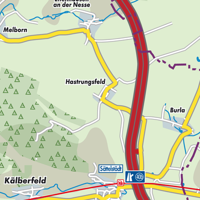 Übersichtsplan Hastrungsfeld