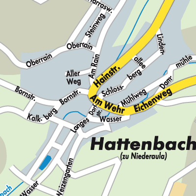 Stadtplan Hattenbach