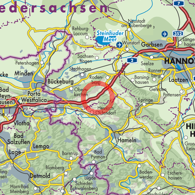 Landkarte Hattendorf