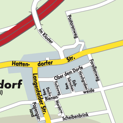 Stadtplan Hattendorf