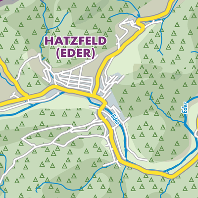 Übersichtsplan Hatzfeld
