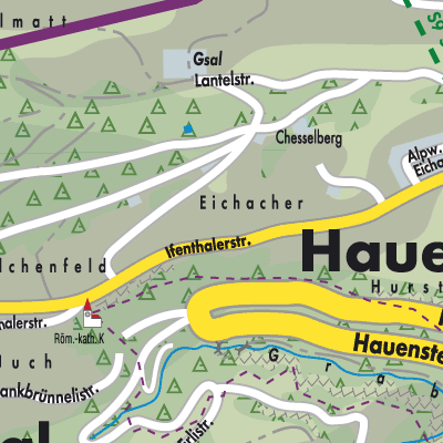 Stadtplan Hauenstein-Ifenthal