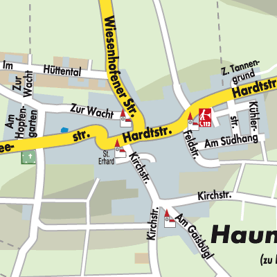 Stadtplan Haunstetten