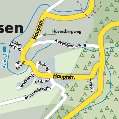 Stadtplan Hausen