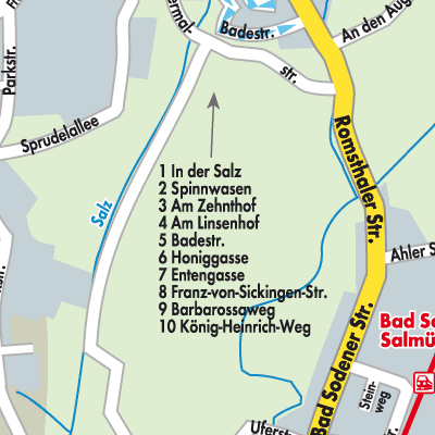 Stadtplan Hausen