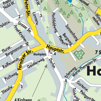 Stadtplan Hausmannstätten