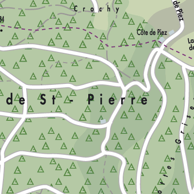 Stadtplan Hautemorges