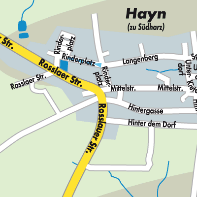 Stadtplan Hayn (Harz)