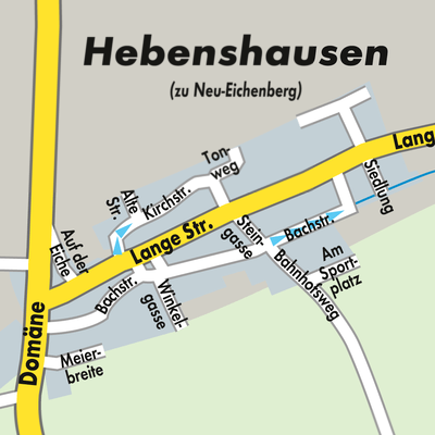 Stadtplan Hebenshausen