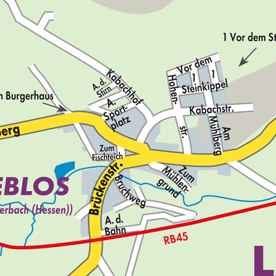 Stadtplan Heblos