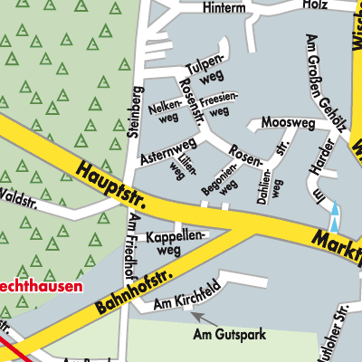 Stadtplan Hechthausen