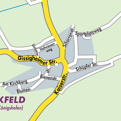 Stadtplan Heckfeld