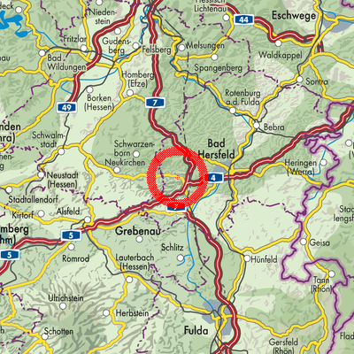 Landkarte Heddersdorf