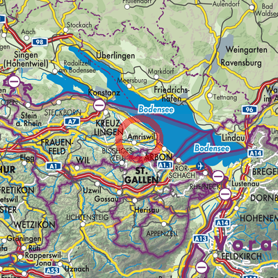Landkarte Hefenhofen