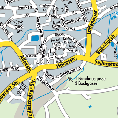 Stadtplan Heideck