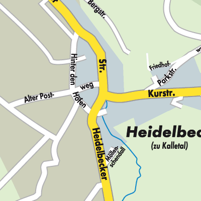 Stadtplan Heidelbeck