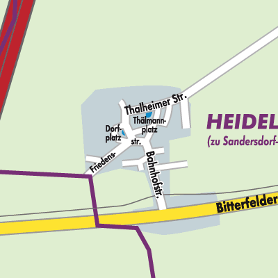 Stadtplan Heideloh