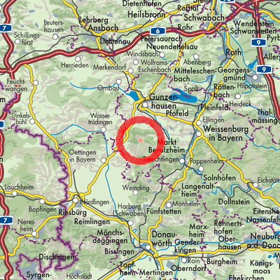 Landkarte Heidenheim