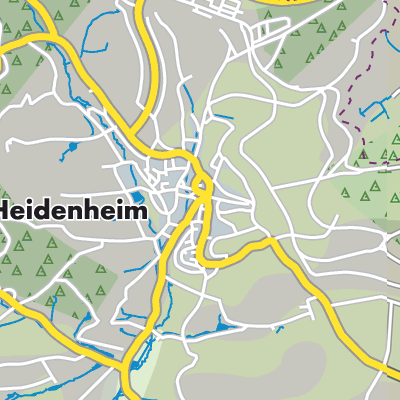 Übersichtsplan Heidenheim