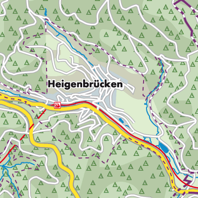 Übersichtsplan Heigenbrücken