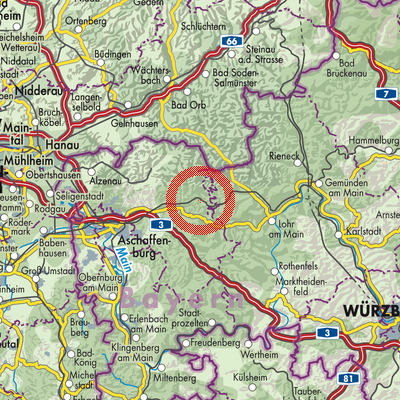 Landkarte Heigenbrücken (VGem)
