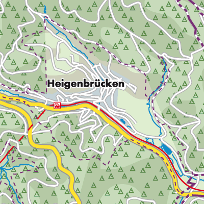 Übersichtsplan Heigenbrücken (VGem)