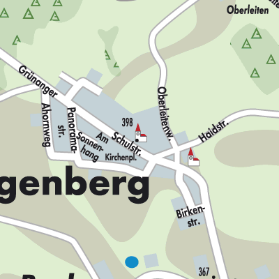 Stadtplan Heiligenberg