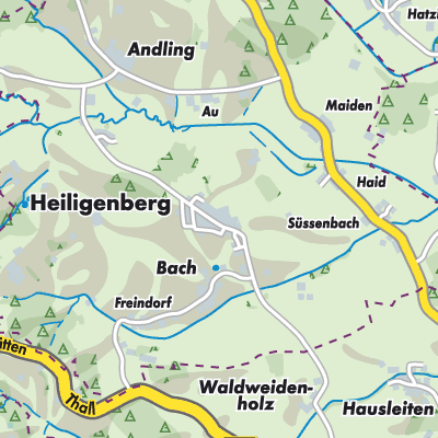 Übersichtsplan Heiligenberg