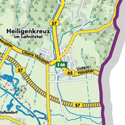 Übersichtsplan Heiligenkreuz im Lafnitztal