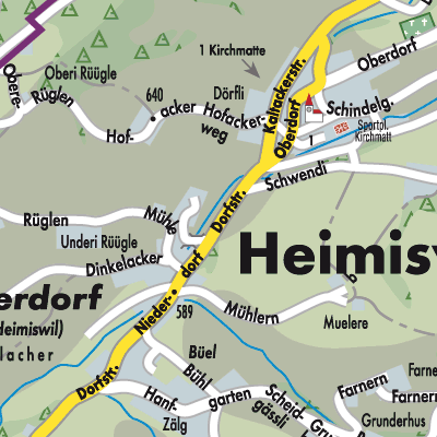 Stadtplan Heimiswil