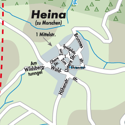 Stadtplan Heina
