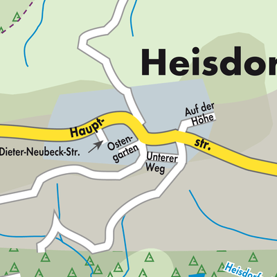 Stadtplan Heisdorf